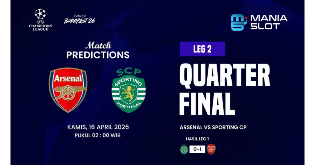 Prediksi skor Arsenal Sporting